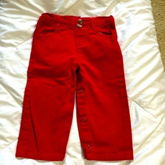 Baby Guess vintage Red denim jeans 18M - Picture 1 of 7